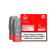 Elf Bar Mate P1 prefilled pods in Watermelon flavor, delivering a sweet and juicy watermelon taste, designed for use with the Elf Bar Mate device for a smooth and refreshing vaping experience